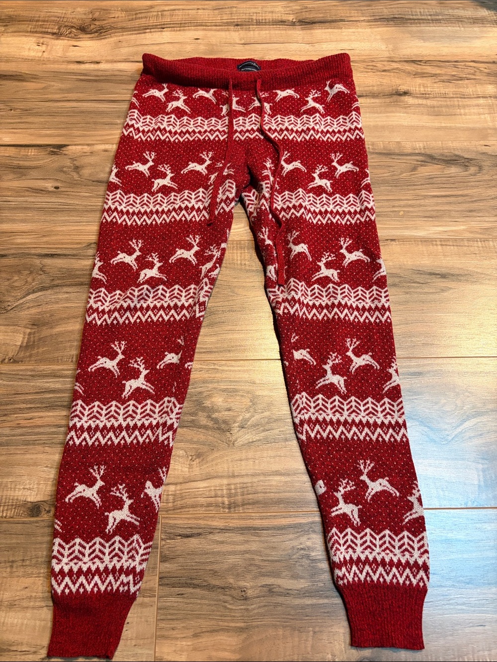 AE Red Reindeer Pajama Pants